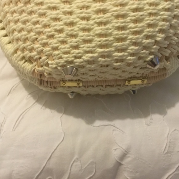 Coral & Shell Woven Canteen bag NWT - Picture 4 of 9